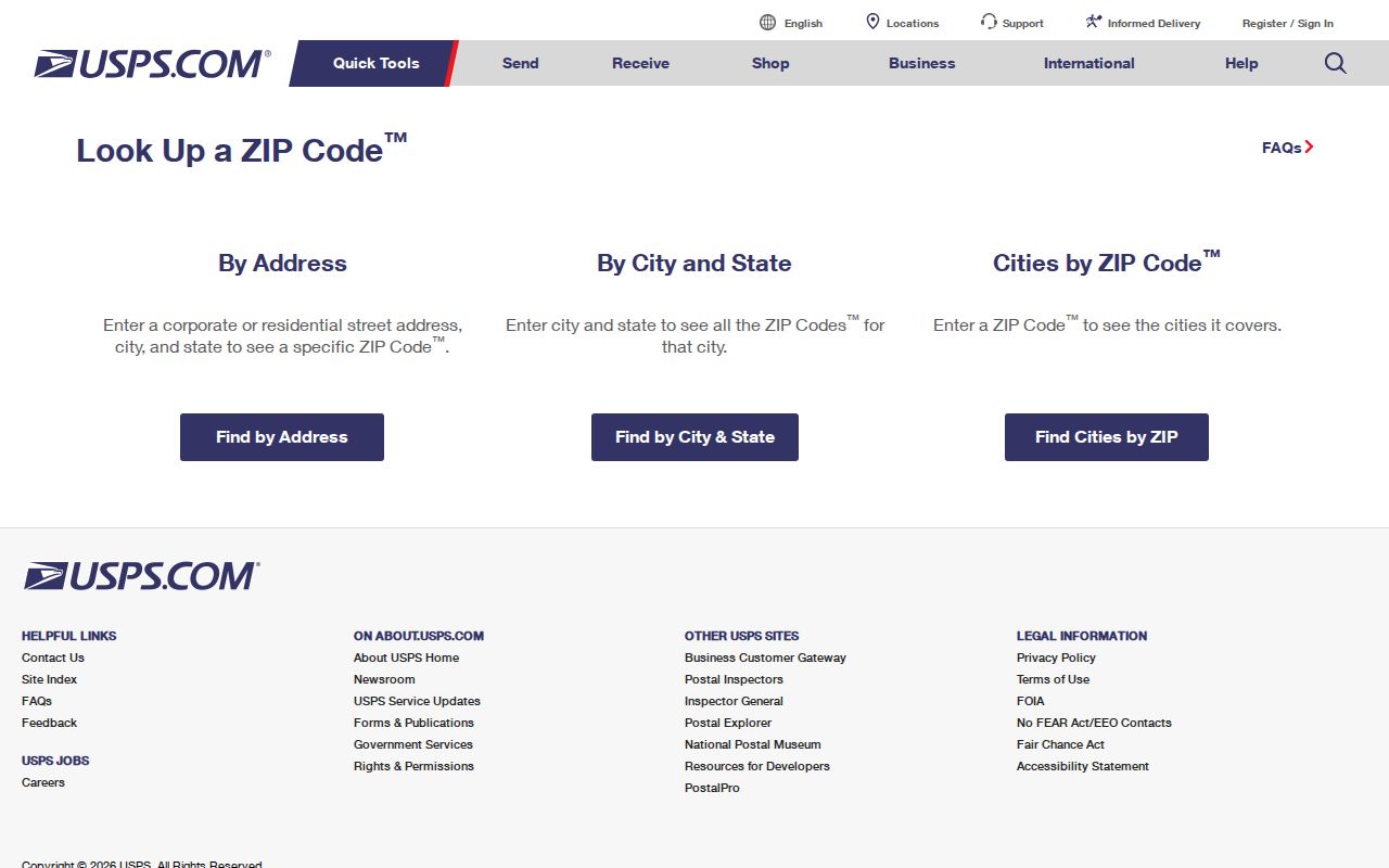 Oshkosh ZIP code directory USPS lookup